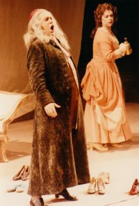 Don Basilio in Rossinis Il Barbiere di Siviglia, Wuppertal, 1990